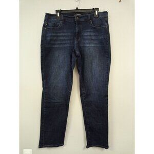 Liverpool Women's Navy Blue the Slim Boyfriend Size 12